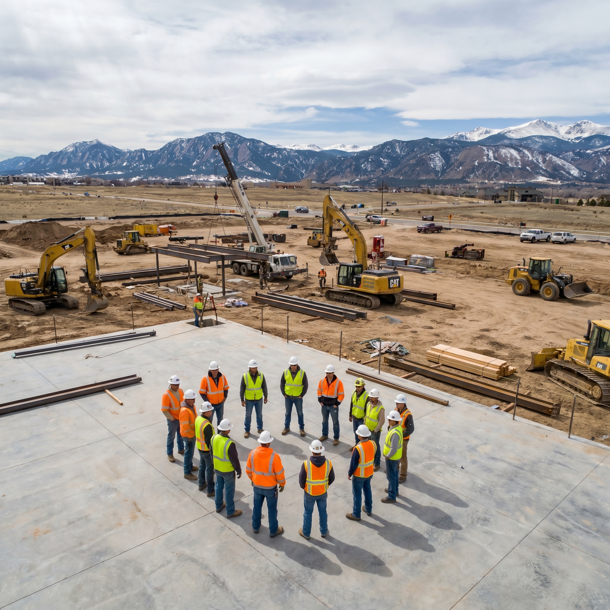 Durafield Construction team on site
